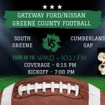 WIKQ Game Of The Week: South Greene Vs. Cumberland Gap