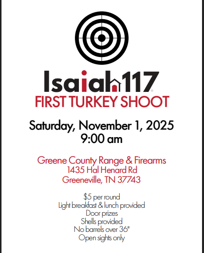 Isaiah House 117 1st Turkey Shoot