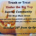 Trunk Or Treat In The Sunrise Community