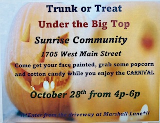 Trunk Or Treat In The Sunrise Community