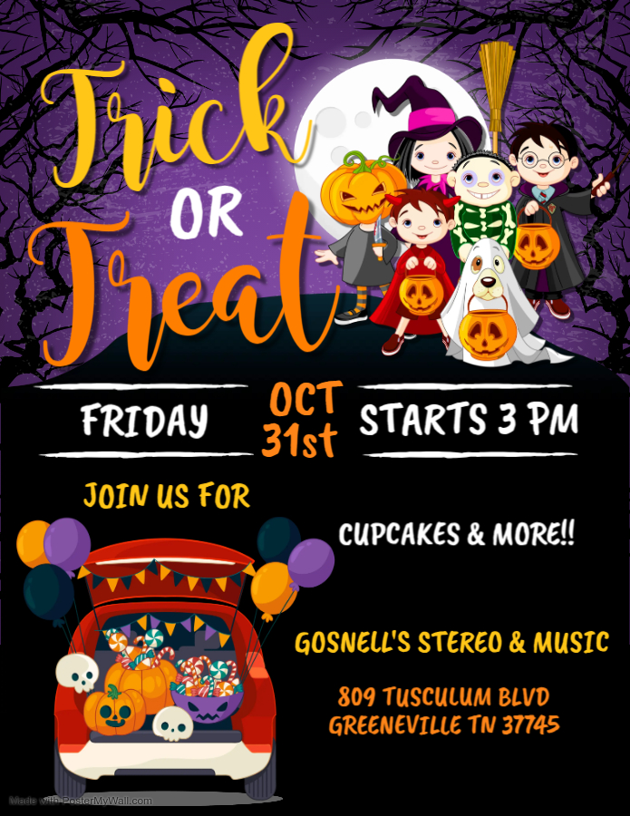 Gosnell's Host Trick Or Treat
