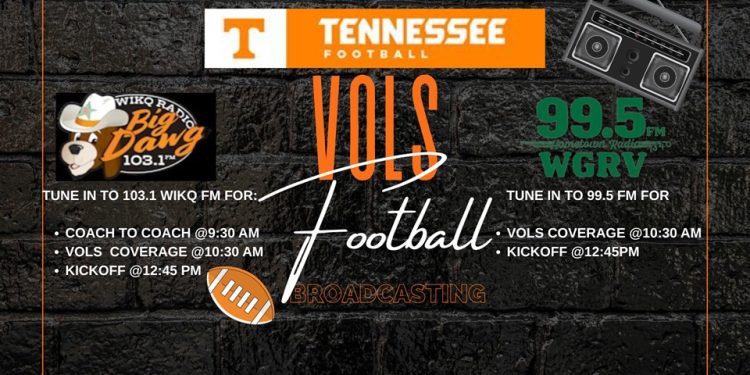 WGRV And WIKQ Game Of The Week: Vols Football