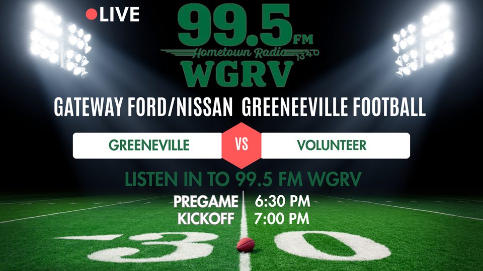 WGRV Game Of The Week: Greeneville Vs. Volunteer