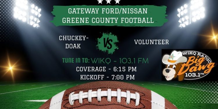 WIKQ Game Of The Week: Chuckey-Doak Vs. Volunteer