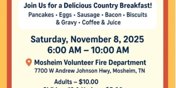 Country Breakfast At Mt. Zion Church