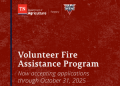 Program Available to Equip Volunteer Fire Departments to Fight Wildland Fire