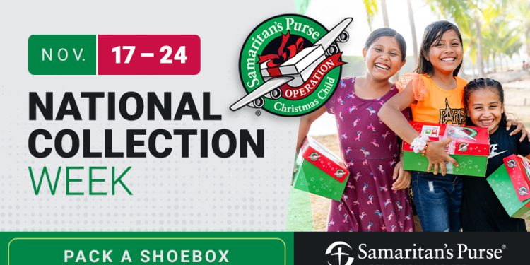 Samaritans Purse Operation Christmas Child National Collection Week