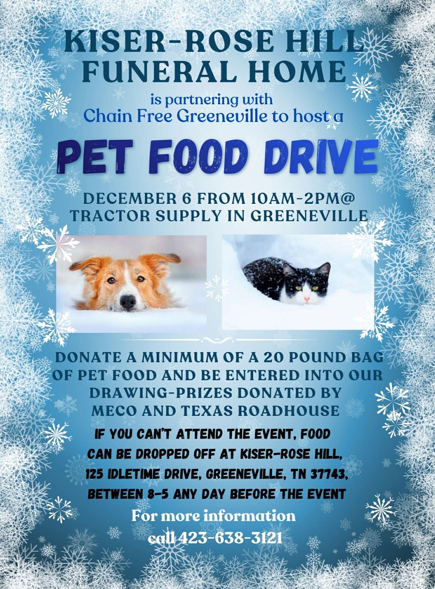 Pet Food Drive