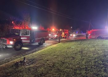 Fire Departments Conduct Safety Walk-Through, Respond to Smoke Call