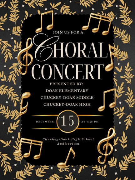 Choral Concert At Chuckey Doak