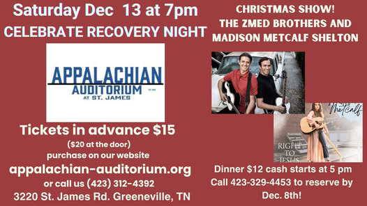 December Appalachian Auditorium Performance