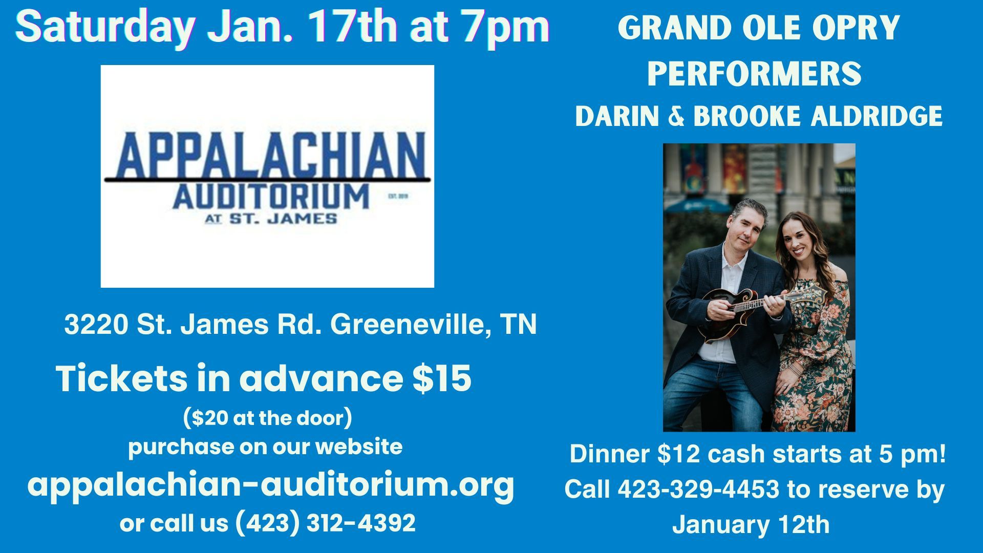 Grand Ole Opry Performers At Appalachian Auditorium