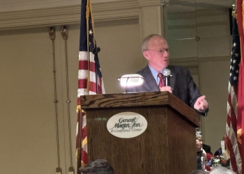 John Rose at the annual Lincoln Day Dinner earlier this year in Greeneville