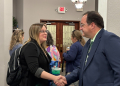 New Director of Schools Dr. Matthew Drinnon and Chief Financial Officer Ellen Lipe officially begin work together on the budget Friday when he begins his new job.