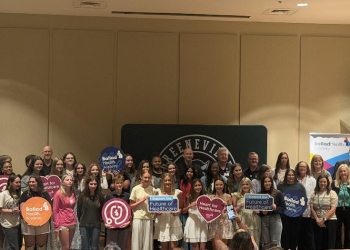 The 2026-2027 GHS Ballad Health Academy Class joined by Ballad and school system representatives.