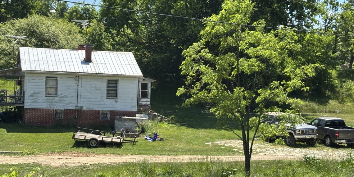 The site of the 2022 murders had changed very little as of the time this Radio Greeneville News photo was taken Monday, over four years later.