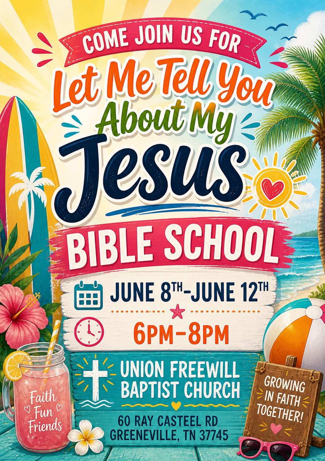Union Freewill Baptist Church Hosts Vacation Bible School