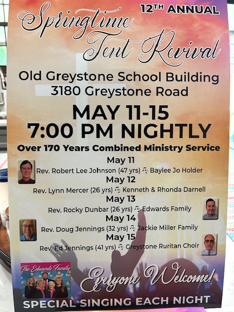 Springtime Tent Revival
