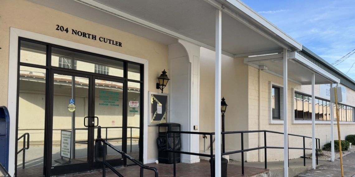 In a photo taken today, this will be the entrance for those needing to do business with the Greeneville Driver Services Center beginning July 6