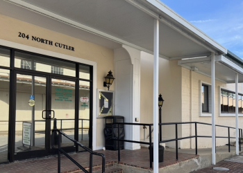 In a photo taken today, this will be the entrance for those needing to do business with the Greeneville Driver Services Center beginning July 6