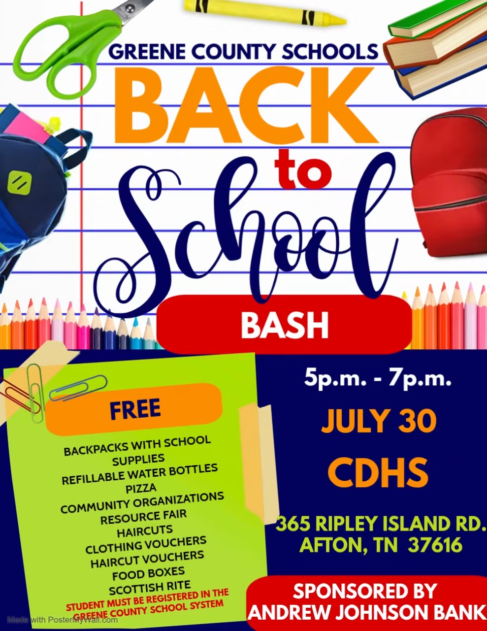 Greene County Schools Back To School Bash