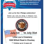 Little Lou's Creamery Participates In "I Pledge Celebration"