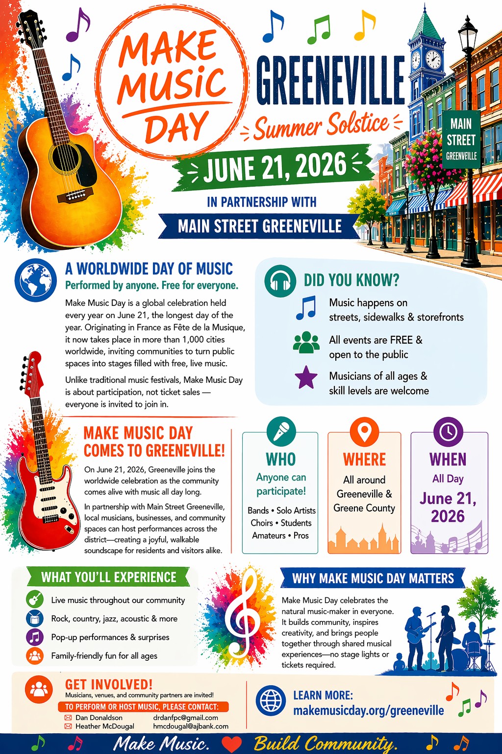 Make Music Day Greeneville 2026