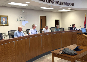 Wednesday marked John Curan's first meeting as a member of the Greeneville Municipal Airport Authority Board. He is pictured here third from the left.