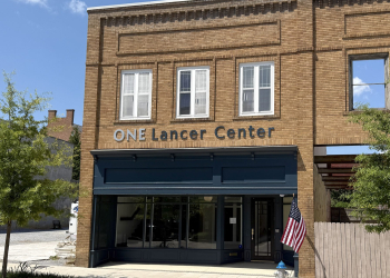 One Lancer Center, a new development on Depot Street, will hold a grand opening later in June.