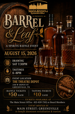 Annual Barrel And Leaf Spirits Raffle