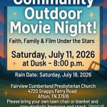 Free Community Outdoor Movie Night