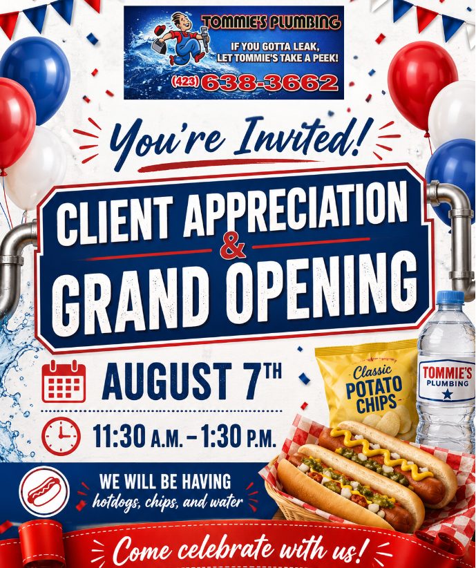 Tommie's Plumbing Celebration Event