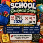 Horse Creek Mission Church Hosts Back To School Backpack Drive