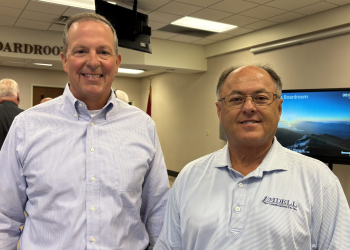 Brian Click (L) was reappointed and Jeff Idell (R) was elected to the Industrial Development Board on Tuesday.