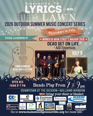 Lyrics On The Lawn Event For July 9th