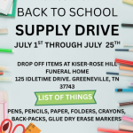 School Supply Drive