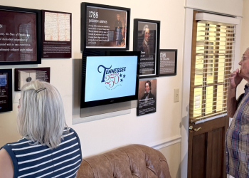 A new exhibit at the T. Elmer Cox Historical Library showcases the formative years of Greene County.
