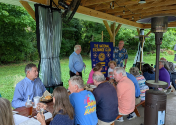Exchange Club members attending the final meeting June 23rd.