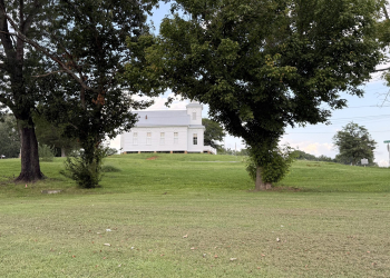 The Town of Mosheim recently completed the purchase of this roughly half acre piece of property between Mosheim Town Hall and the Historic Blue Springs Lutheran Church.