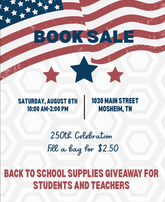 Book Sale In Mosheim