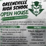 Greeneville High School Open House And Orientation