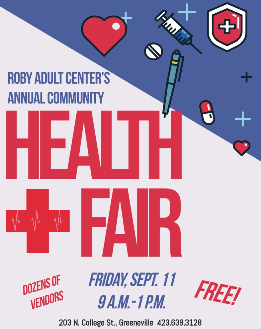 Roby Adult Center Hosts Annual Community Health Fair
