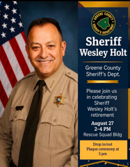 Retirement Celebration For Sheriff Wesley Holt