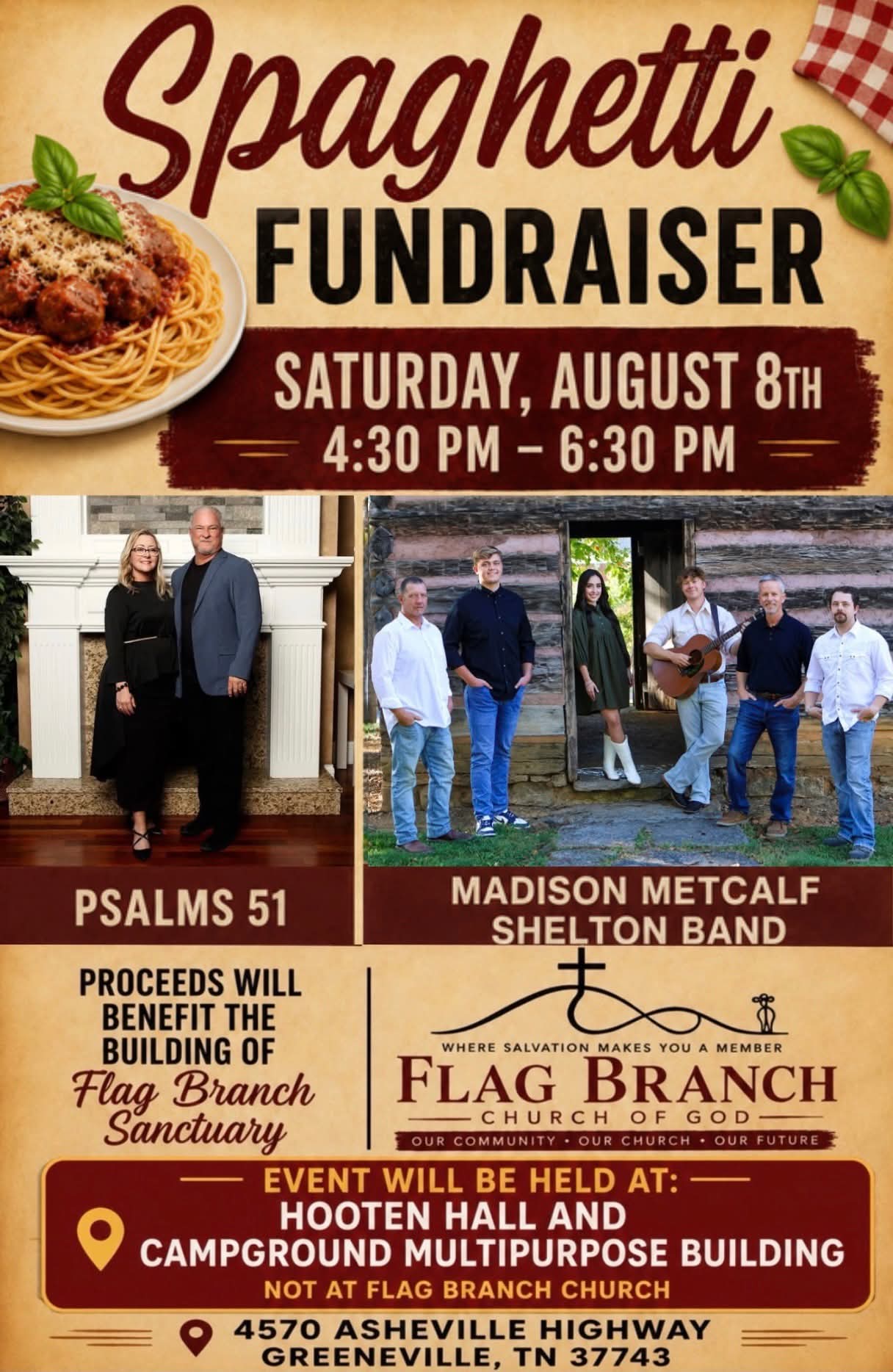 Spaghetti Fundraiser