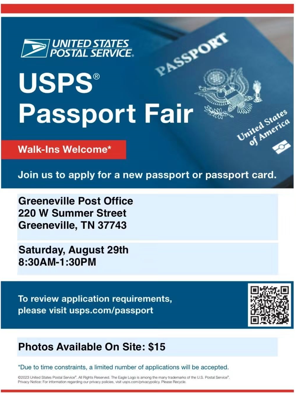 USPS Passport Fair