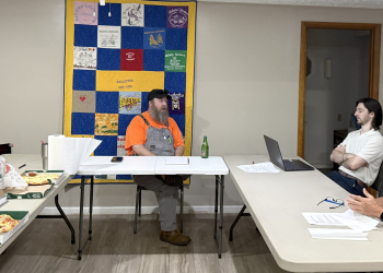 The Baileyton Board of Mayor and Aldermen discuss how to manage permanent residents in campgrounds in the town during a workshop Thursday.