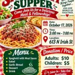 Christian Heritage Freewill Baptist Church Spaghetti Supper