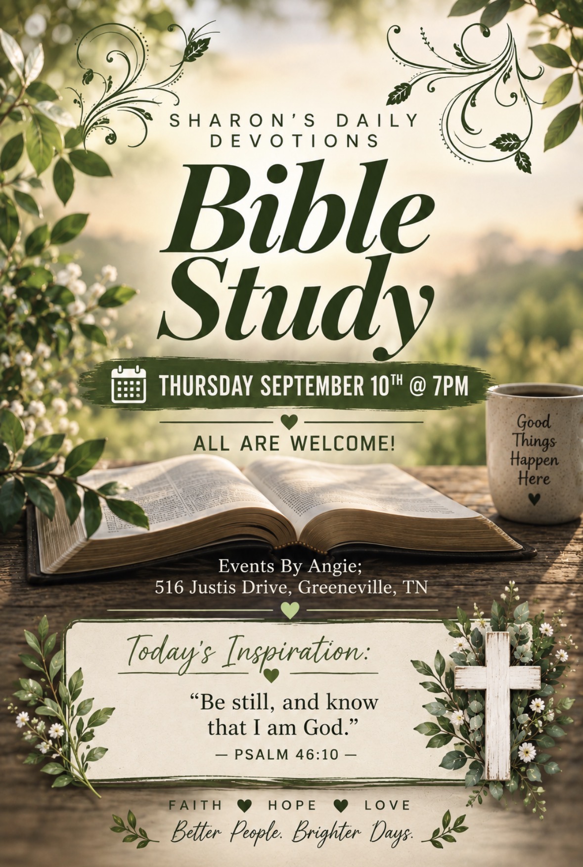 Bible Study Hosted In Greeneville
