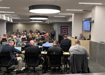The new look Greene County Commission during their first meeting together September 21.