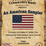 Tusculum Community Band Performs An American Sampler